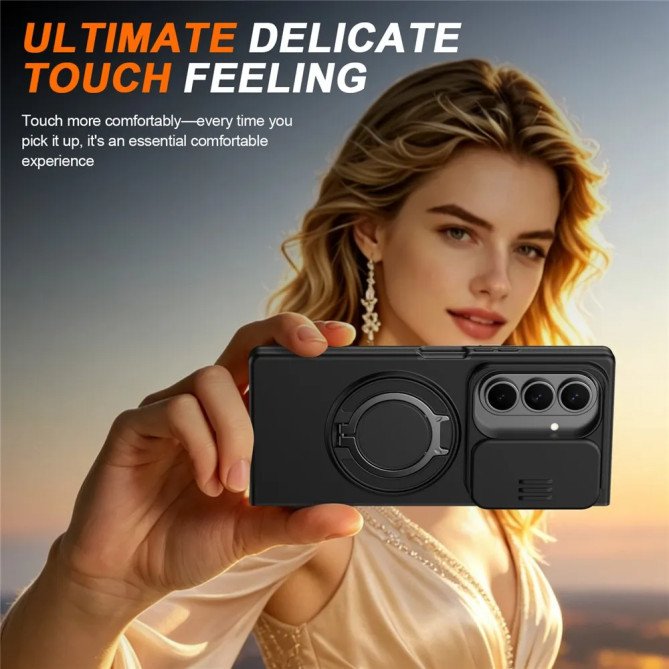 Coque Samsung Z Fold 8 Ultra Cache Caméra avec Anneau