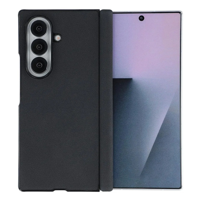 Coque Z Fold 8 Ultra Effet Cuir Grainé Charnière
