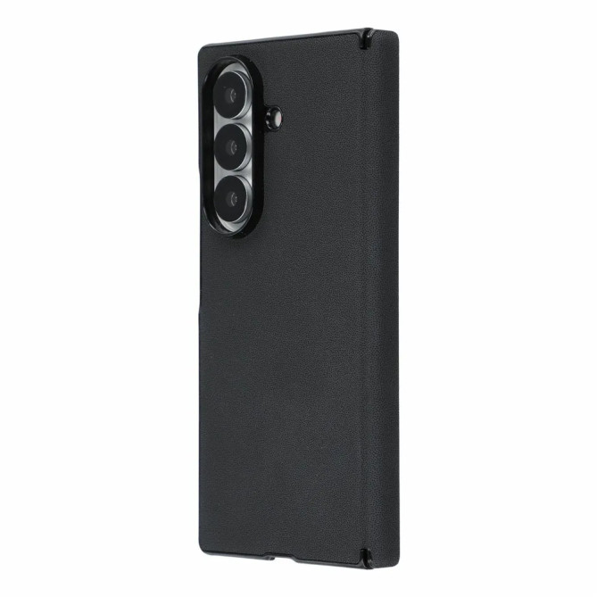Coque Z Fold 8 Ultra Effet Cuir Grainé Charnière