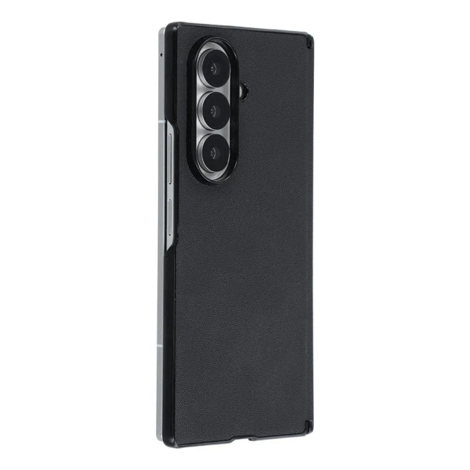 Coque Z Fold 8 Ultra Effet Cuir Grainé Charnière