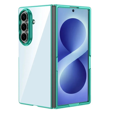Coque Samsung Galaxy Z Fold 8 Ultra Transparente Rigide Contour Galvanisé Irisé