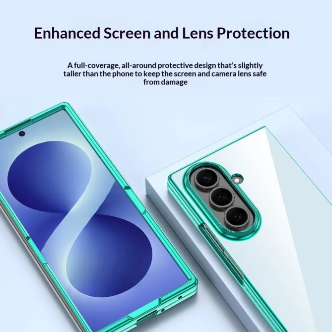 Coque Z Fold 8 Ultra Transparente Contour Galvanisé