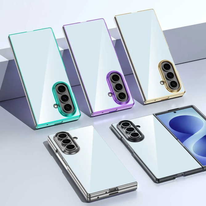Coque Z Fold 8 Ultra Transparente Contour Galvanisé
