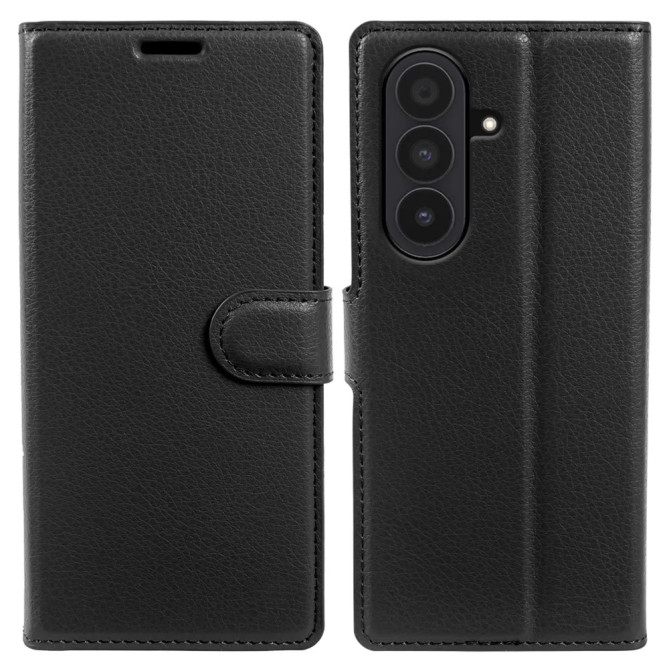 Housse Samsung Galaxy Z Fold 8 Ultra Effet Cuir Grainé avec Support Intégré