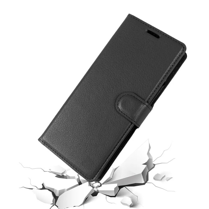 Housse Samsung Galaxy Z Fold 8 Ultra Effet Cuir Grainé avec Support Intégré