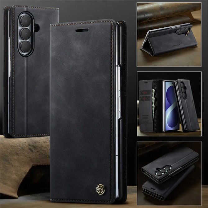 Housse Samsung Galaxy Z Fold 8 Ultra Rétro avec Protection RFID