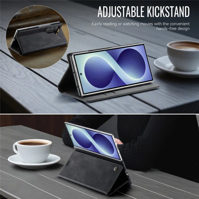 Housse Samsung Galaxy Z Fold 8 Ultra Rétro avec Protection RFID
