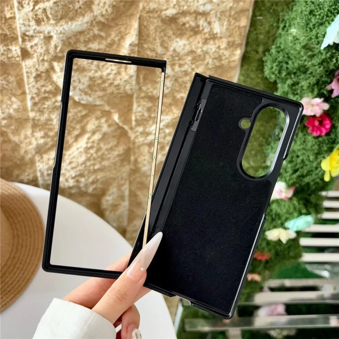 Coque Cuir Grainé Litchi Samsung Galaxy Z Fold 8 Ultra Magnétique