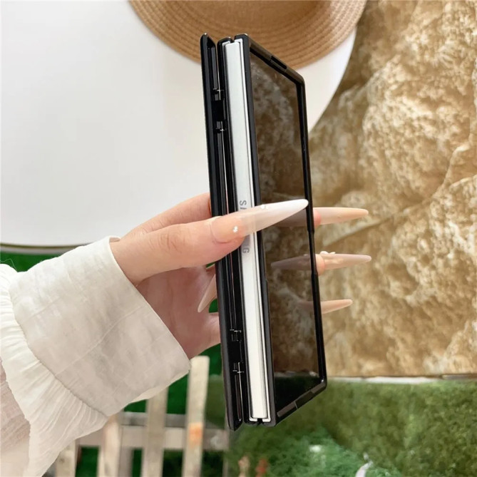 Coque Cuir Grainé Litchi Samsung Galaxy Z Fold 8 Ultra Magnétique