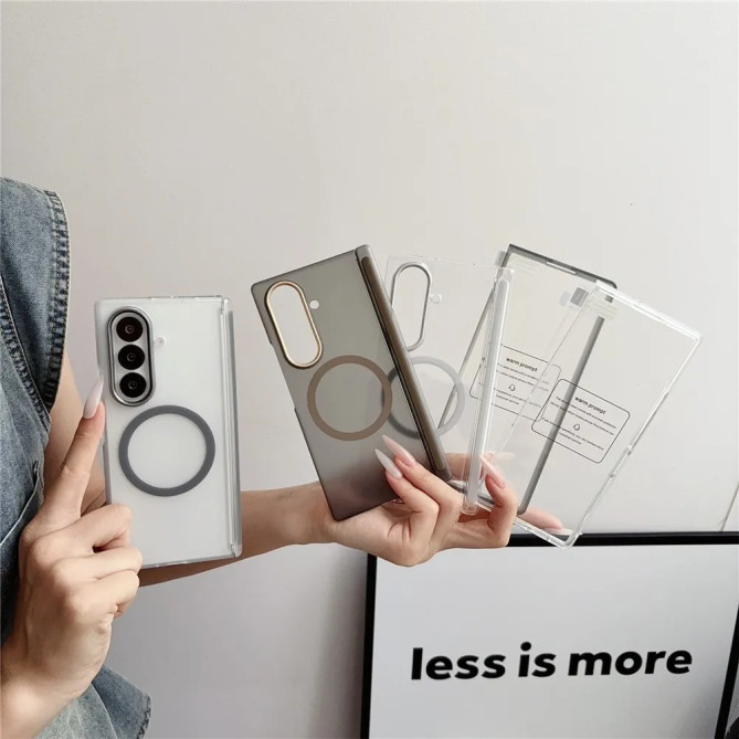 Coque Samsung Galaxy Z Fold 8 Ultra Magnétique Rigide Translucide