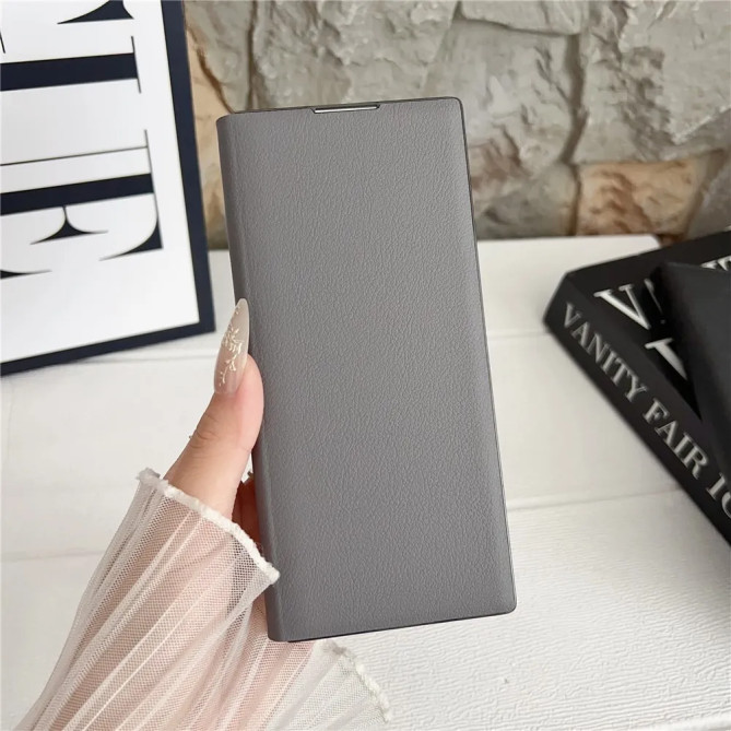 Housse Samsung Galaxy Z Fold 8 Ultra Effet Cuir Épurée à Rabat Magnétique