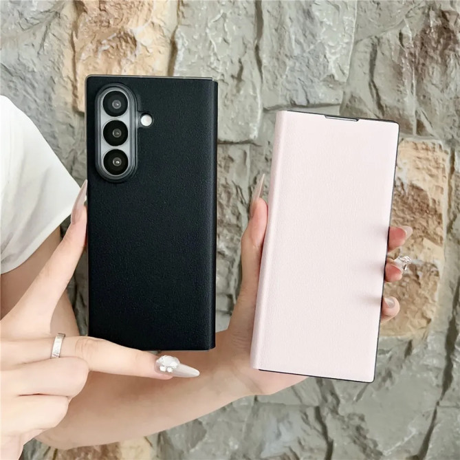 Housse Samsung Galaxy Z Fold 8 Ultra Effet Cuir Épurée à Rabat Magnétique