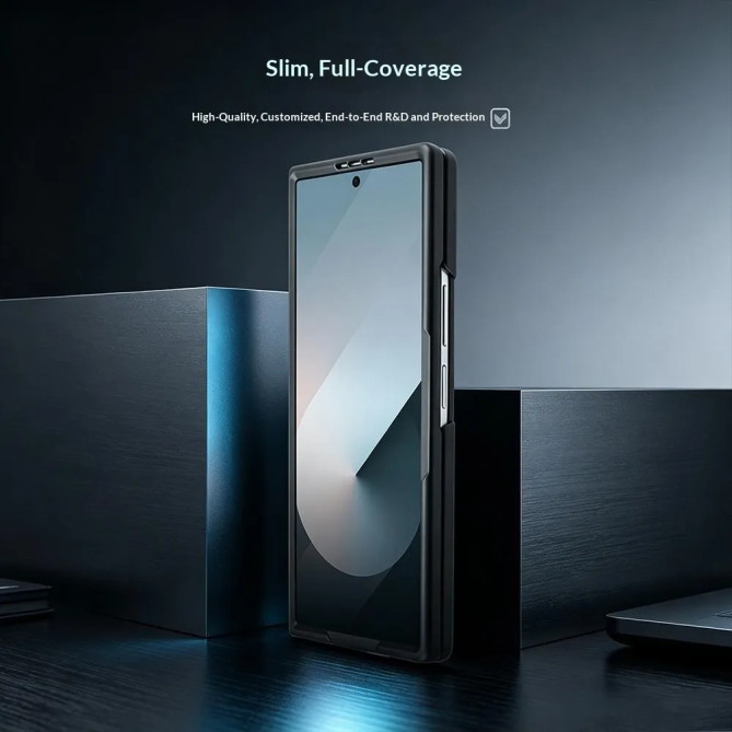 Coque Samsung Galaxy Z Fold 8 Ultra Dos Acier Inoxydable Brossé