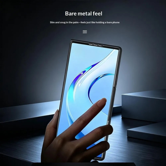 Coque Samsung Galaxy Z Fold 8 Ultra Dos Acier Inoxydable Brossé