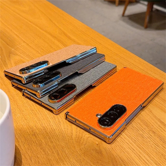 Coque Tissu Tissé Contour Métallisé Galaxy Z Fold 8 Ultra