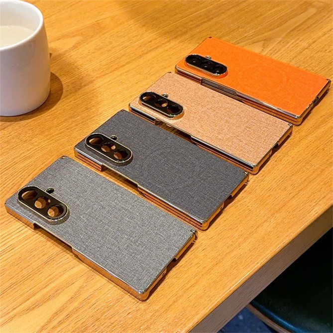Coque Tissu Tissé Contour Métallisé Galaxy Z Fold 8 Ultra
