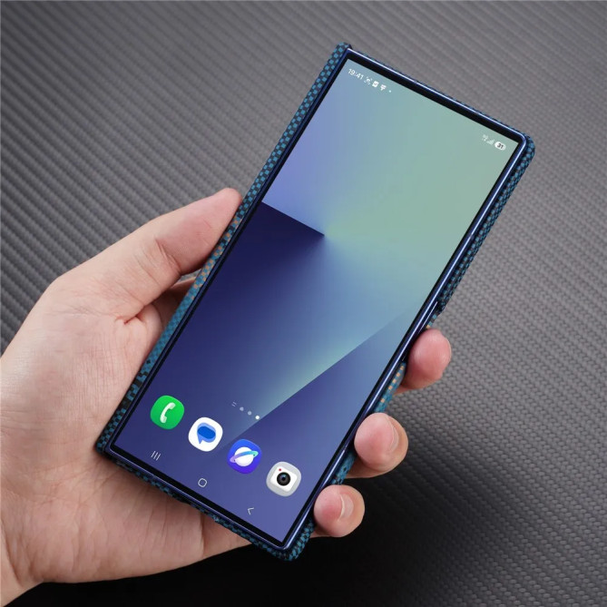 Coque Carbone Hydrographique Galaxy Z Fold 8 Ultra