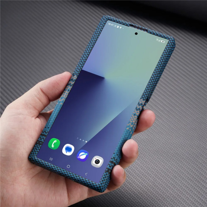 Coque Carbone Hydrographique Galaxy Z Fold 8 Ultra