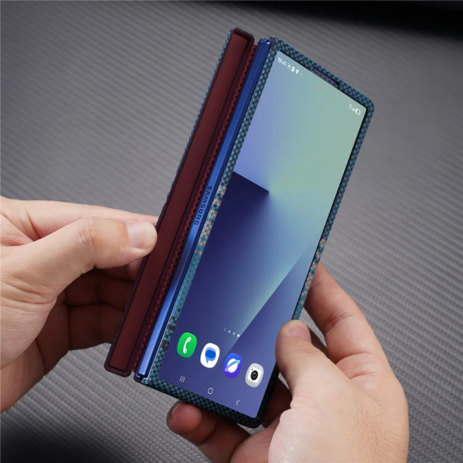 Coque Carbone Hydrographique Galaxy Z Fold 8 Ultra