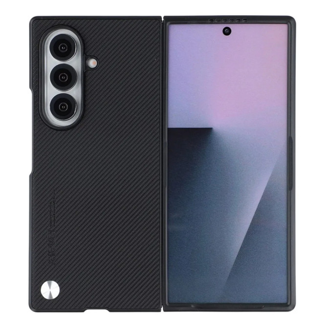 Coque Effet Carbone Bords Rabattus Galaxy Z Fold 8 Ultra