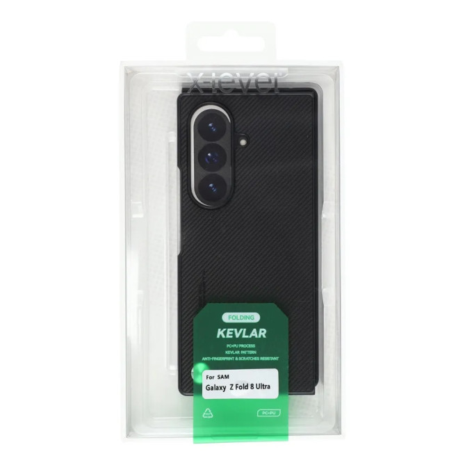 Coque Effet Carbone Bords Rabattus Galaxy Z Fold 8 Ultra