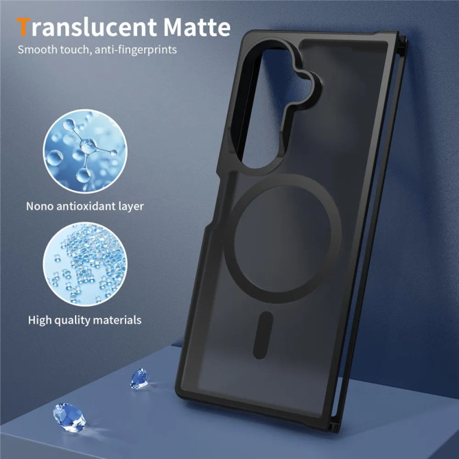 Coque Texture Mate Magnétique Galaxy Z Fold 8 Ultra