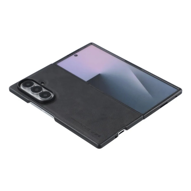 Coque Samsung Galaxy Z Fold 8 Ultra Effet Cuir Lisse Finition Business