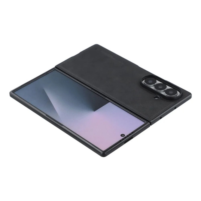 Coque Samsung Galaxy Z Fold 8 Ultra Effet Cuir Lisse Finition Business