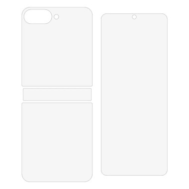 Set Films Galaxy Z Flip 8 Écrans Dos et Charnière