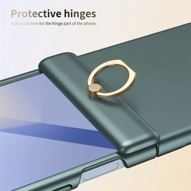 Coque Anneau Métal Galaxy Z Flip 8 avec Film Verre