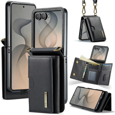 Housse Portefeuille Galaxy Z Flip 8 Bandoulière Amovible