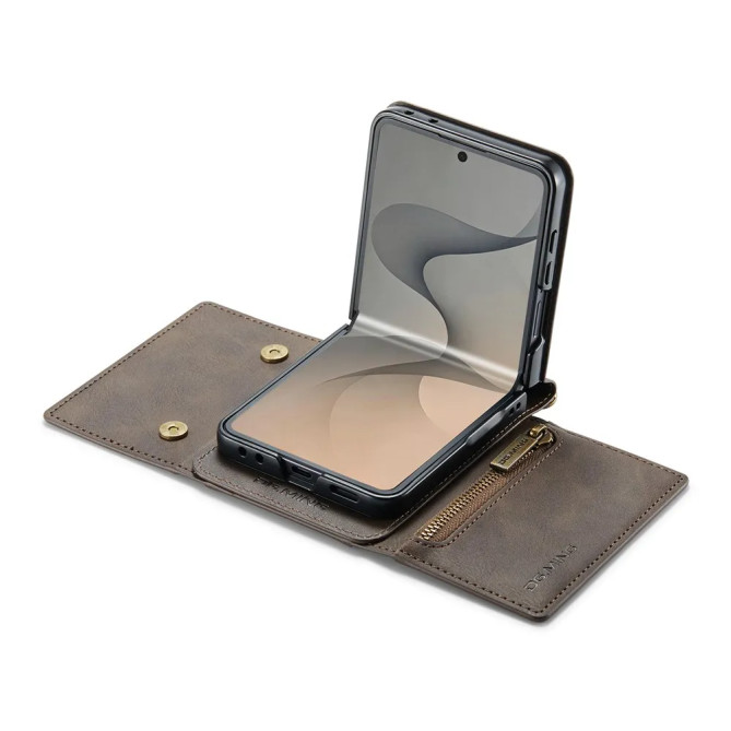 Coque Portefeuille Zippé Anti-RFID Galaxy Z Flip 8