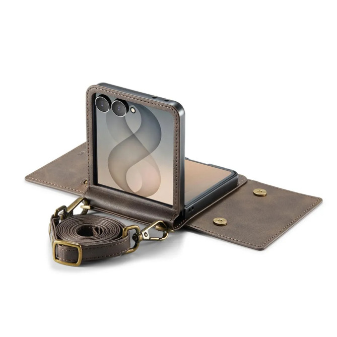 Coque Portefeuille Zippé Anti-RFID Galaxy Z Flip 8