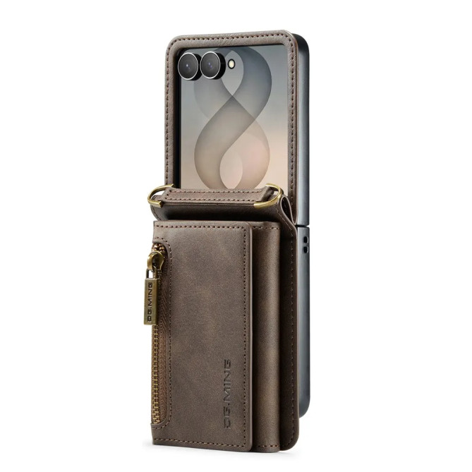 Coque Portefeuille Zippé Anti-RFID Galaxy Z Flip 8
