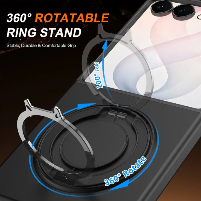Coque Magnétique Galaxy Z Flip 8 Anneau Rotatif 360°