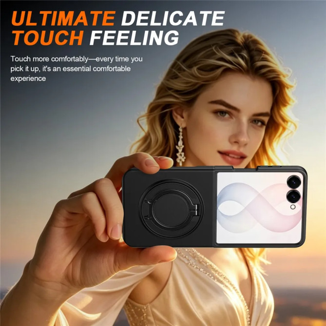 Coque Magnétique Galaxy Z Flip 8 Anneau Rotatif 360°