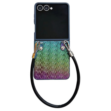Coque Samsung Galaxy Z Flip 8 Tressée avec Dragonne