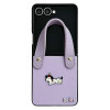 Coque Samsung Galaxy Z Flip 8 Teckel avec Poignée Effet Cuir