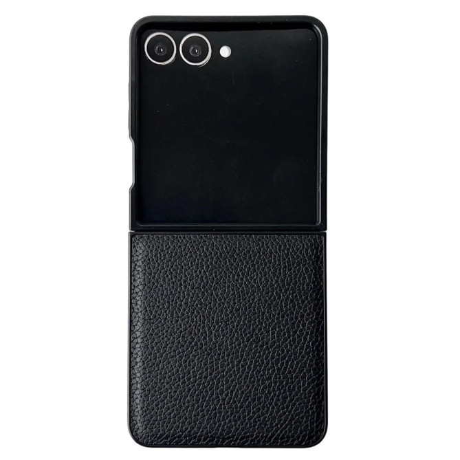 Coque Samsung Galaxy Z Flip 8 Effet Cuir Grainé
