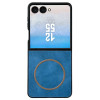 Coque Samsung Galaxy Z Flip 8 Magnétique Effet Cuir Patiné