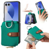 Coque Cuir Litchi Anneau Porte-Monnaie Galaxy Z Flip 8