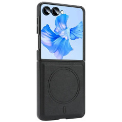 Coque Samsung Galaxy Z Flip 8 Effet Cuir Aimant N52 Doublure Microfibre