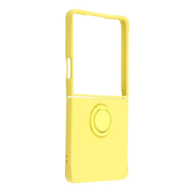 Coque Silicone Liquide Anneau Dragonne Galaxy Z Flip 8