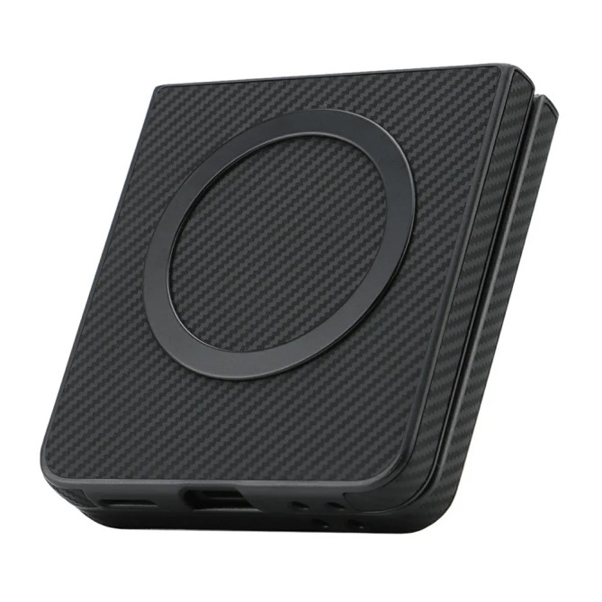 Coque Fibre de Carbone Chute 3m Galaxy Z Flip 8 Magnétique