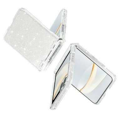 Coque Samsung Galaxy Z Flip 8 Transparente Paillettes Antichoc