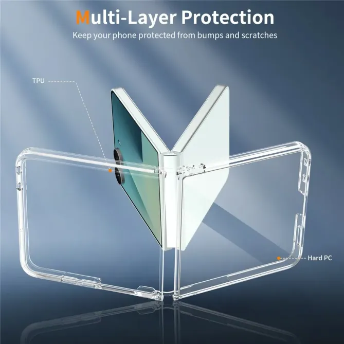 Coque Samsung Galaxy Z Flip 8 Transparente Fine Anti-Rayures