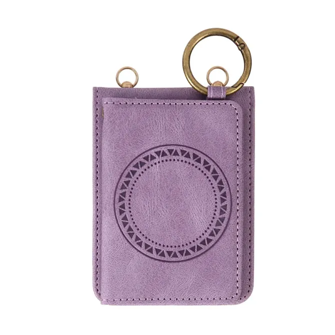 Coque Samsung Galaxy Z Flip 8 Rabat Carte Aimanté avec Anneau - Couleurs: Violet