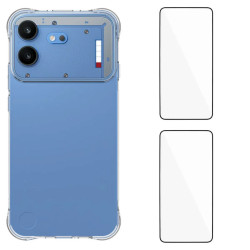 Coque Transparente 2 Verres Trempés Nothing Phone 4b