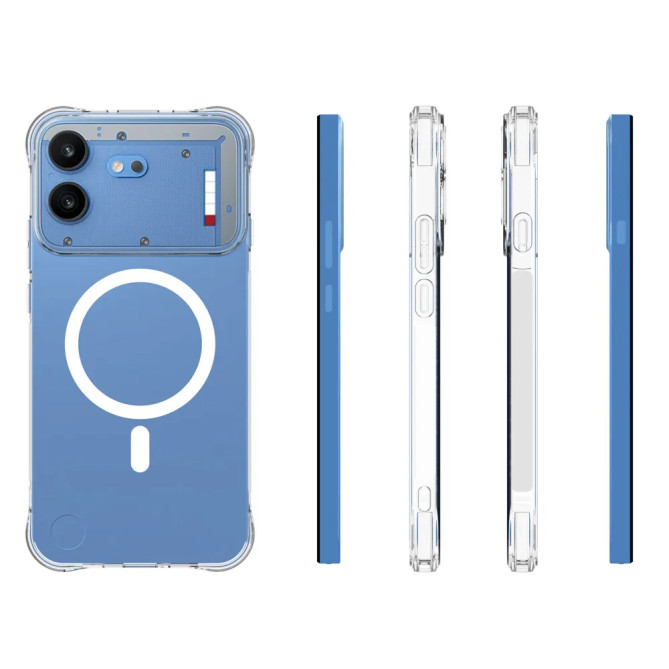 Coque Nothing Phone (4b) Magnétique Transparente avec Film Écran Verre Trempé