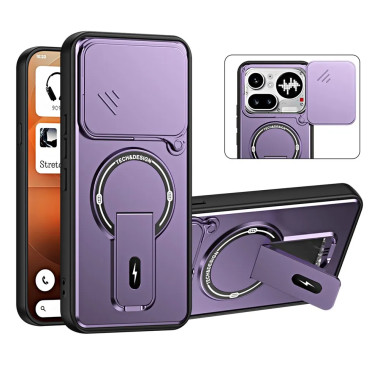 Coque Nothing Phone (4a) Pro Cache-Objectif Coulissant avec Support